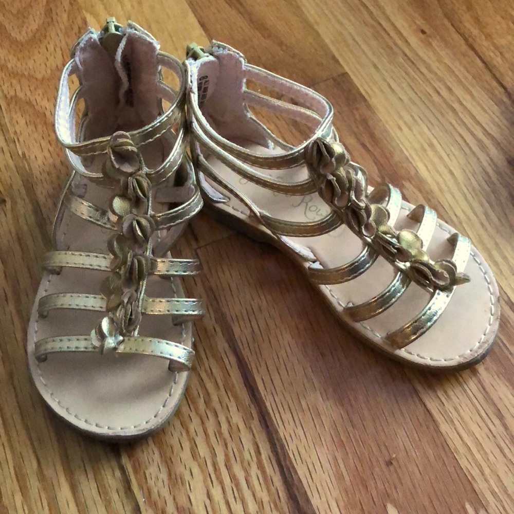Cynthia Rowley Gold Sandals - toddlers size 8